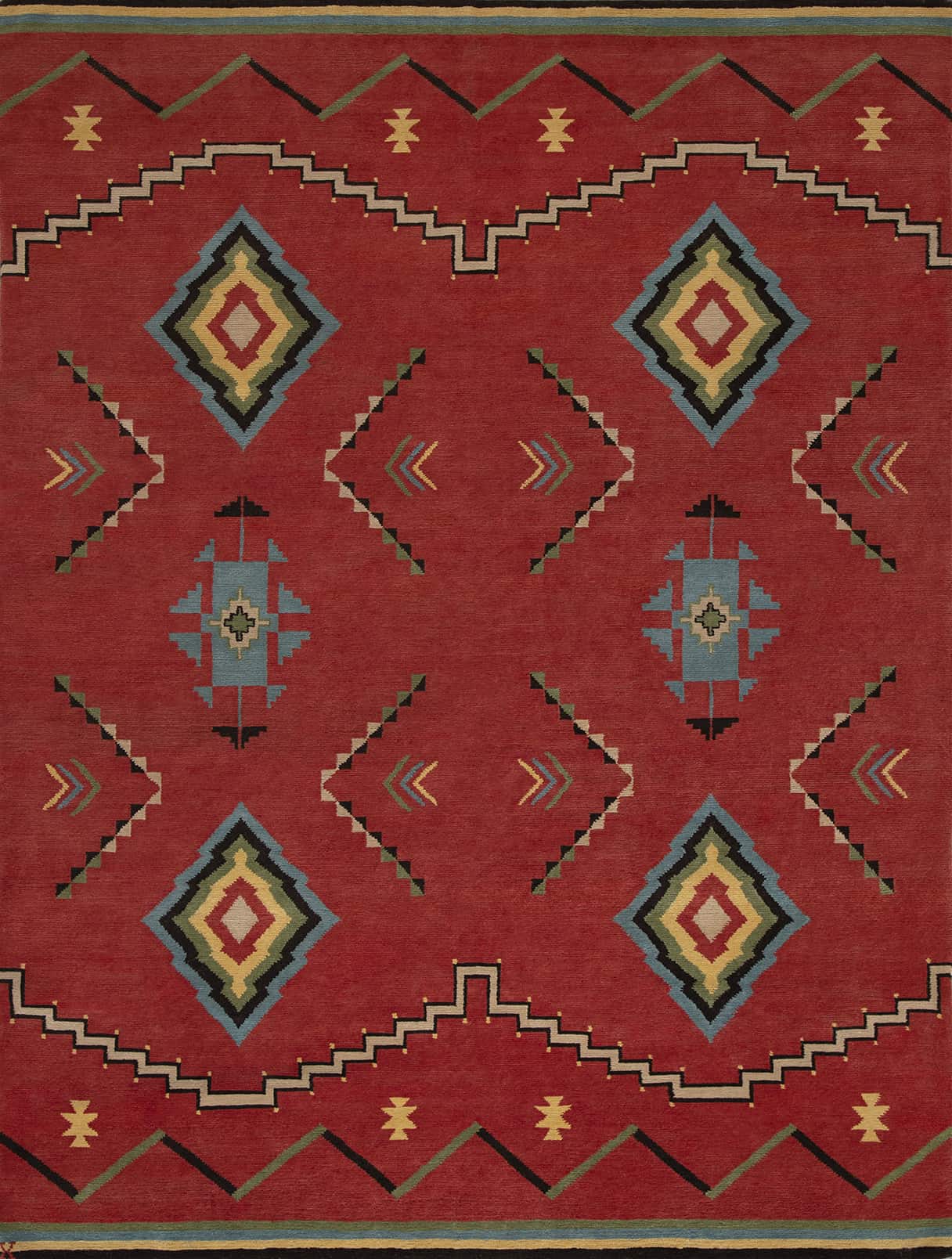Mesa LW55A Red Hand Woven Rug