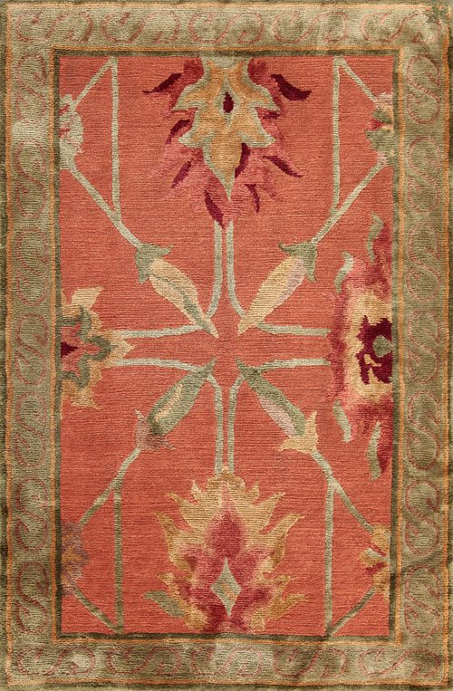 Palmettes, coral