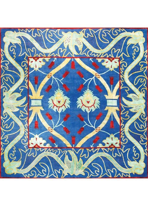 Savannah, cobalt/mint