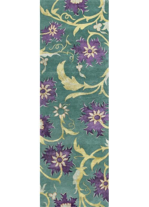 Trinidad, rich aqua/wild blackberry (Custom)