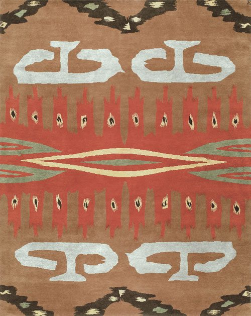 LW58B, brown/red/silver