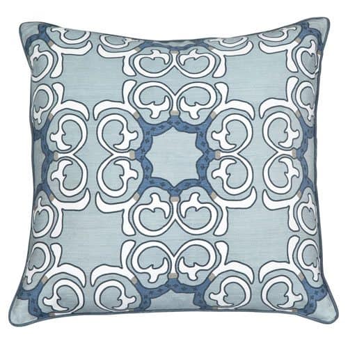 Rococo, Blue/Ivory