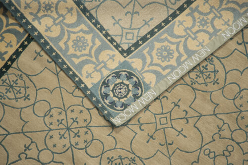 Castile Beige Blue Hand Woven Rug