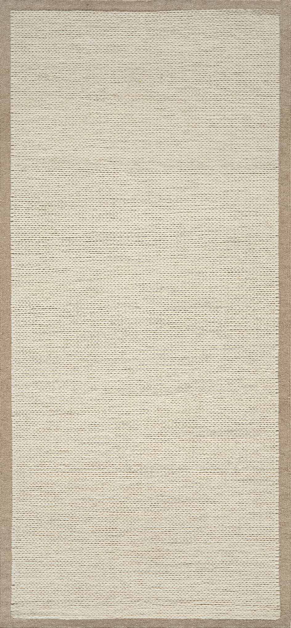 Textures 4 Bone Ivory Flat Weave Rug