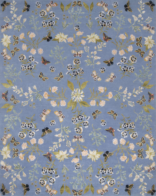 Papillon Printemps Hand Woven Rug