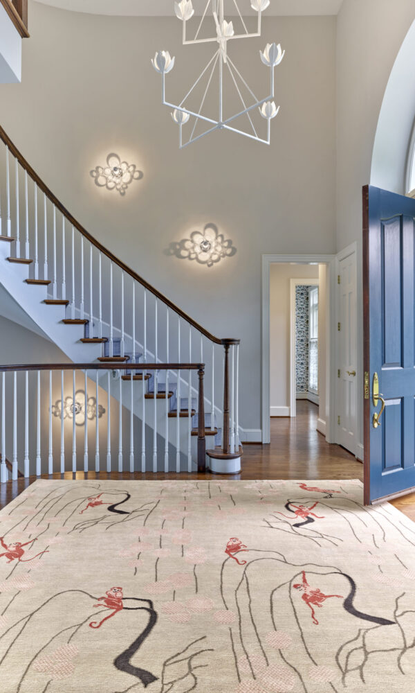 Architectural and Interior Design Photography. Luxury Wool Area Rug Traditional Design